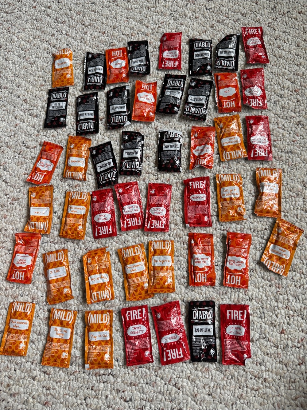 Taco Bell Hot Sauce Packet Each One Will Feature Its Own Special Saying bulk 47